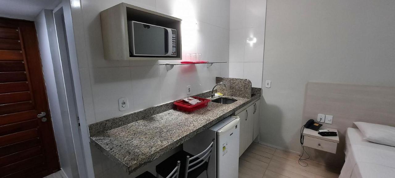 102 Lindo Flat mobiliado com vista lateral mar na Praia de Iracema Fortaleza  Exterior foto
